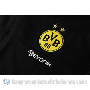 Chandal con Capucha del Borussia Dortmund 2019-20 Negro